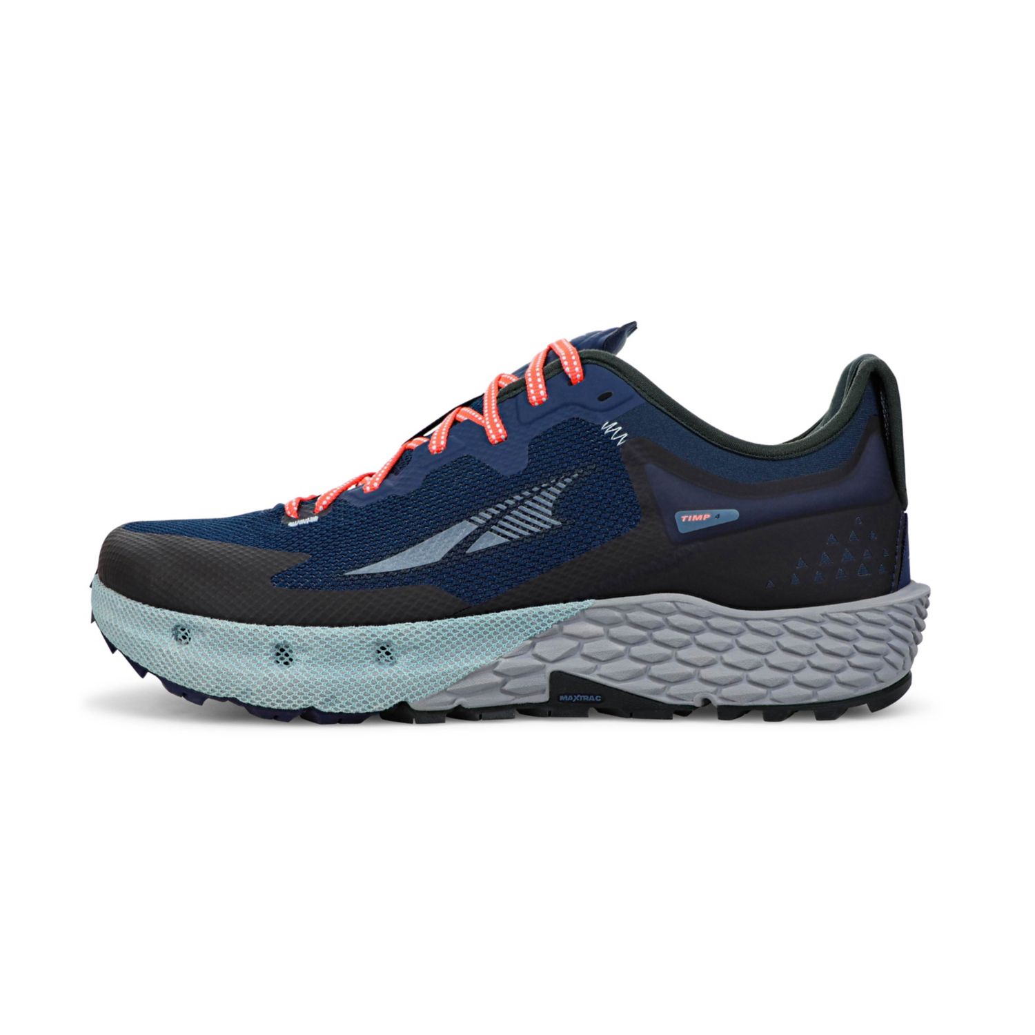 Black / Blue Altra Timp 4 Men\'s Trail Running Shoes | Ireland-64950819